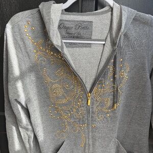 Onque Gray Zip Up Hoodie